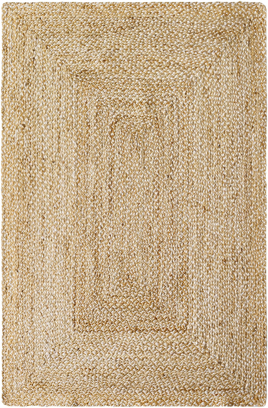 Elkie Contemporary braided Tan Jute Area Rug - The Rug Decor