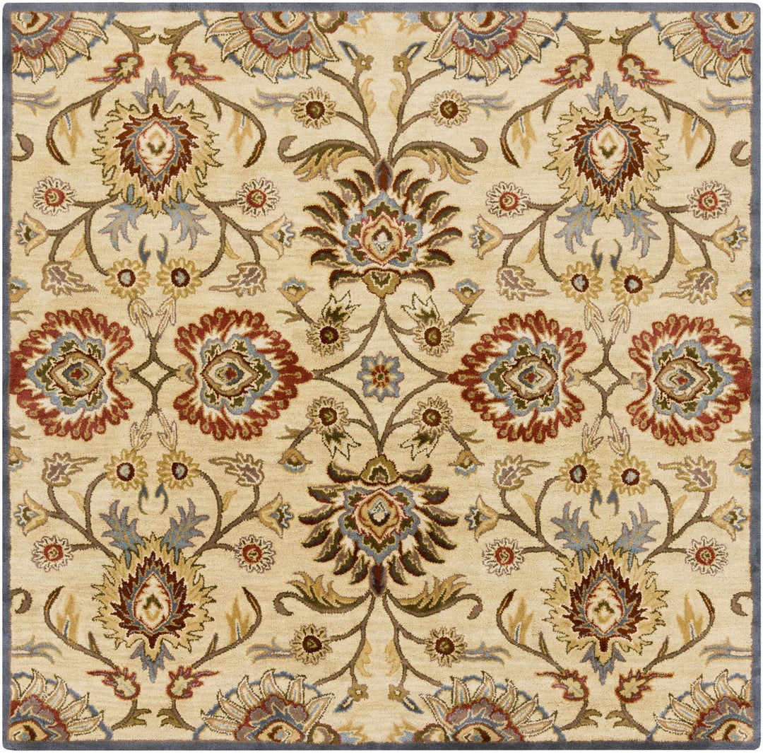 Elkins Traditional Oushak Hand Tufted Beige & Rust Wool Rug - The Rug Decor