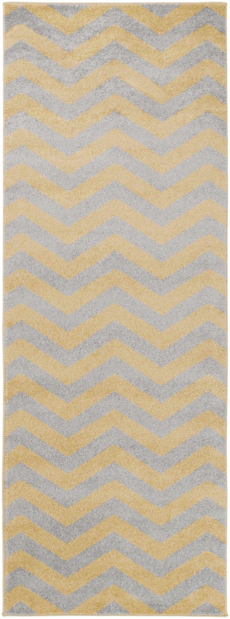 Eloy Modern Geometrical Design Mustard And Gray Area Rug - The Rug Decor