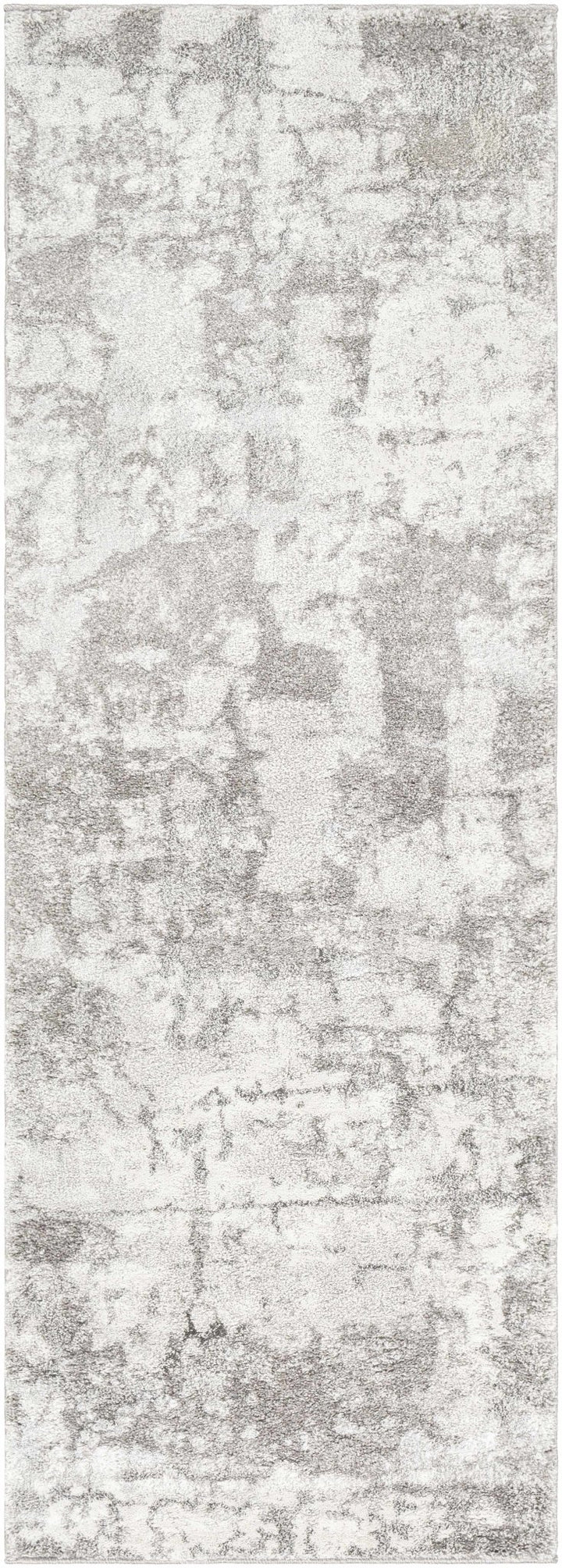 Elsa Gray And Ivory Modern Abstract Design Area Rug - The Rug Decor