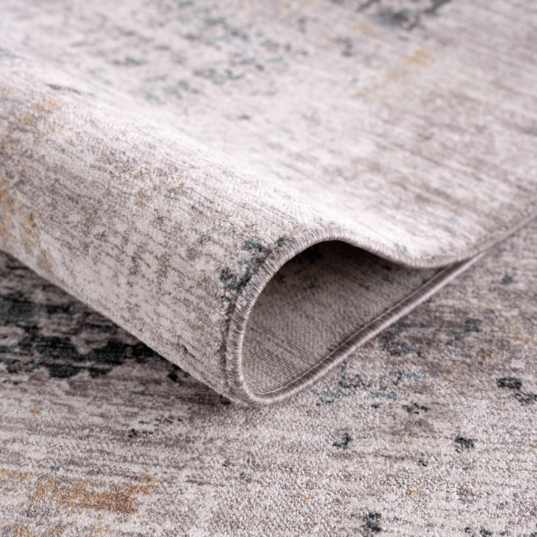 Elsu Traditional Style Brown And Gray Area Rug - The Rug Decor