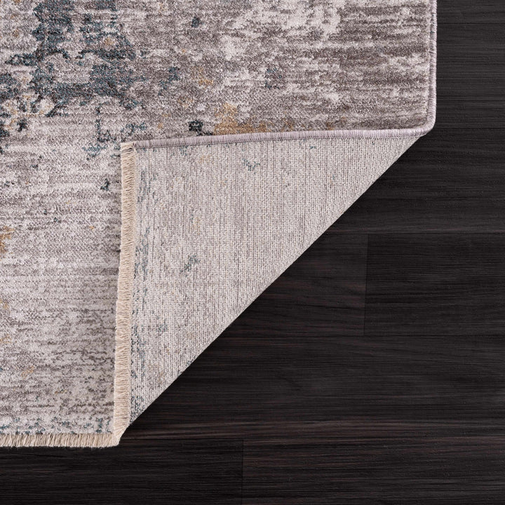 Elsu Traditional Style Brown And Gray Area Rug - The Rug Decor