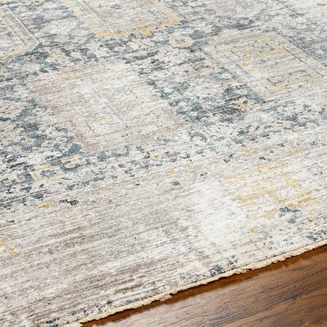 Elsu Traditional Style Brown And Gray Area Rug - The Rug Decor
