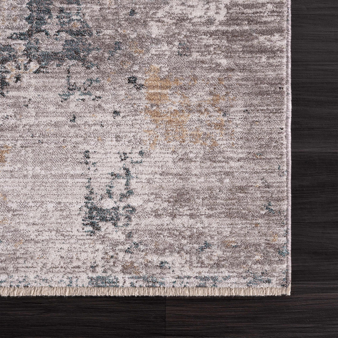 Elsu Traditional Style Brown And Gray Area Rug - The Rug Decor