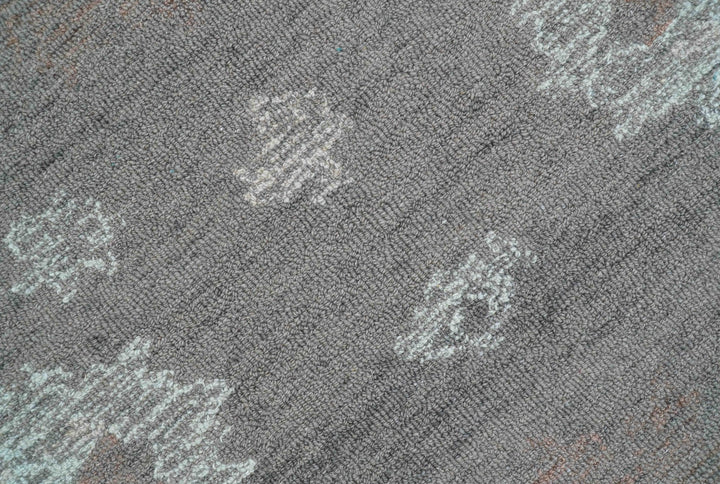 Elvin Custom Made Traditional Oushak Gray Hand Tufted wool rug - The Rug Decor