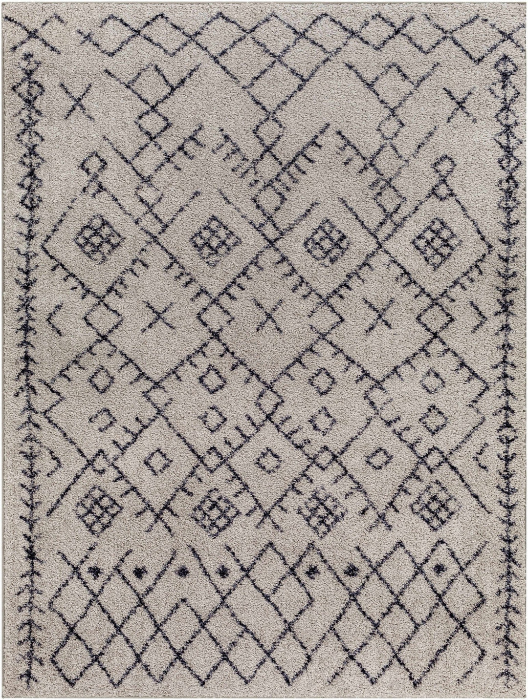 Elyes Bohemian Style Gray Washable Area Rug - The Rug Decor