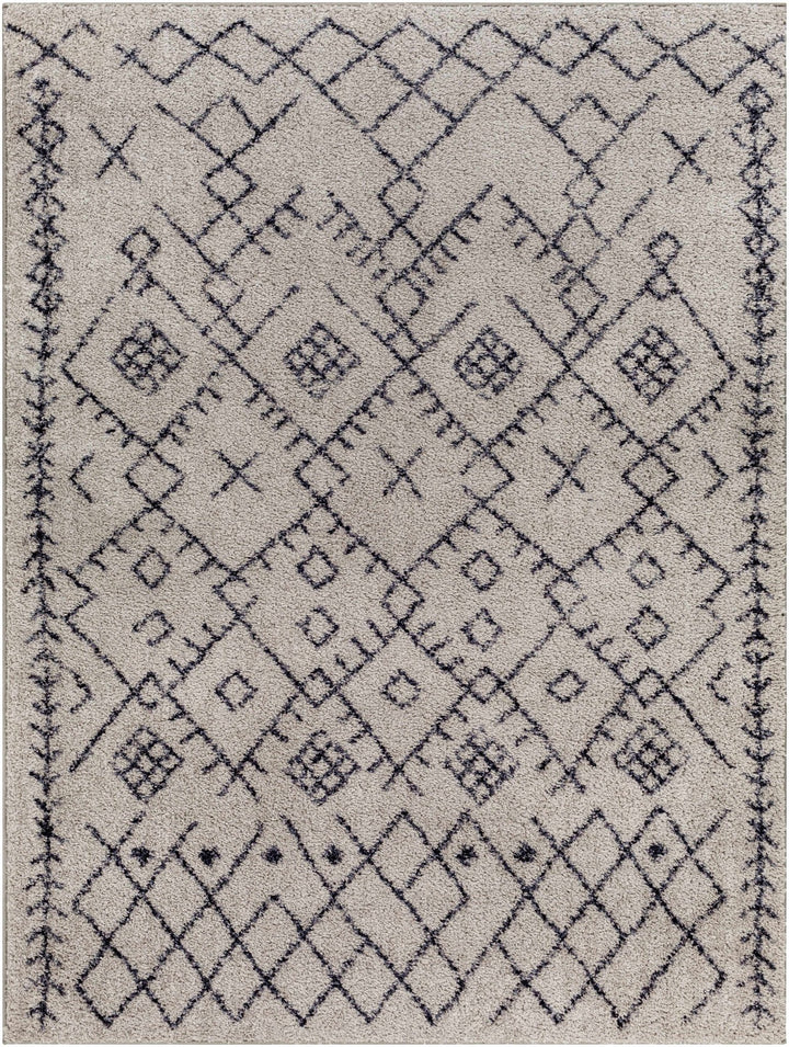 Elyes Bohemian Style Gray Washable Area Rug - The Rug Decor