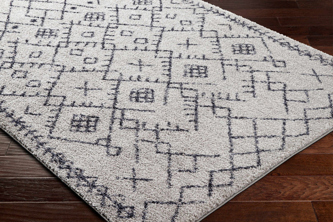 Elyes Bohemian Style Gray Washable Area Rug - The Rug Decor