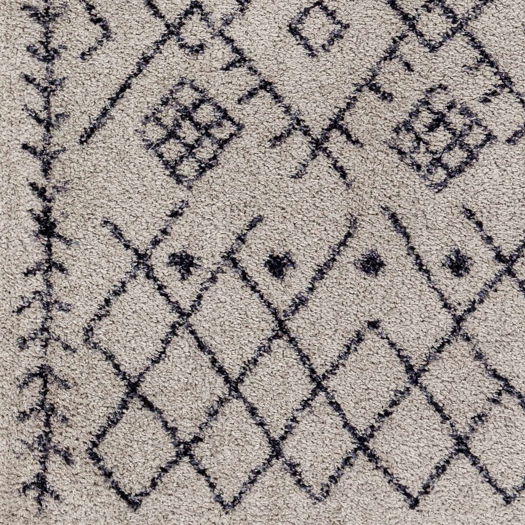 Elyes Bohemian Style Gray Washable Area Rug - The Rug Decor
