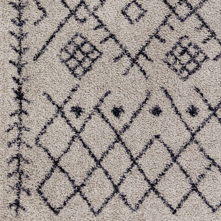 Elyes Bohemian Style Gray Washable Area Rug - The Rug Decor