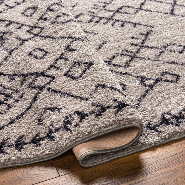 Elyes Bohemian Style Gray Washable Area Rug - The Rug Decor
