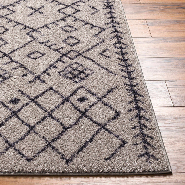 Elyes Bohemian Style Gray Washable Area Rug - The Rug Decor