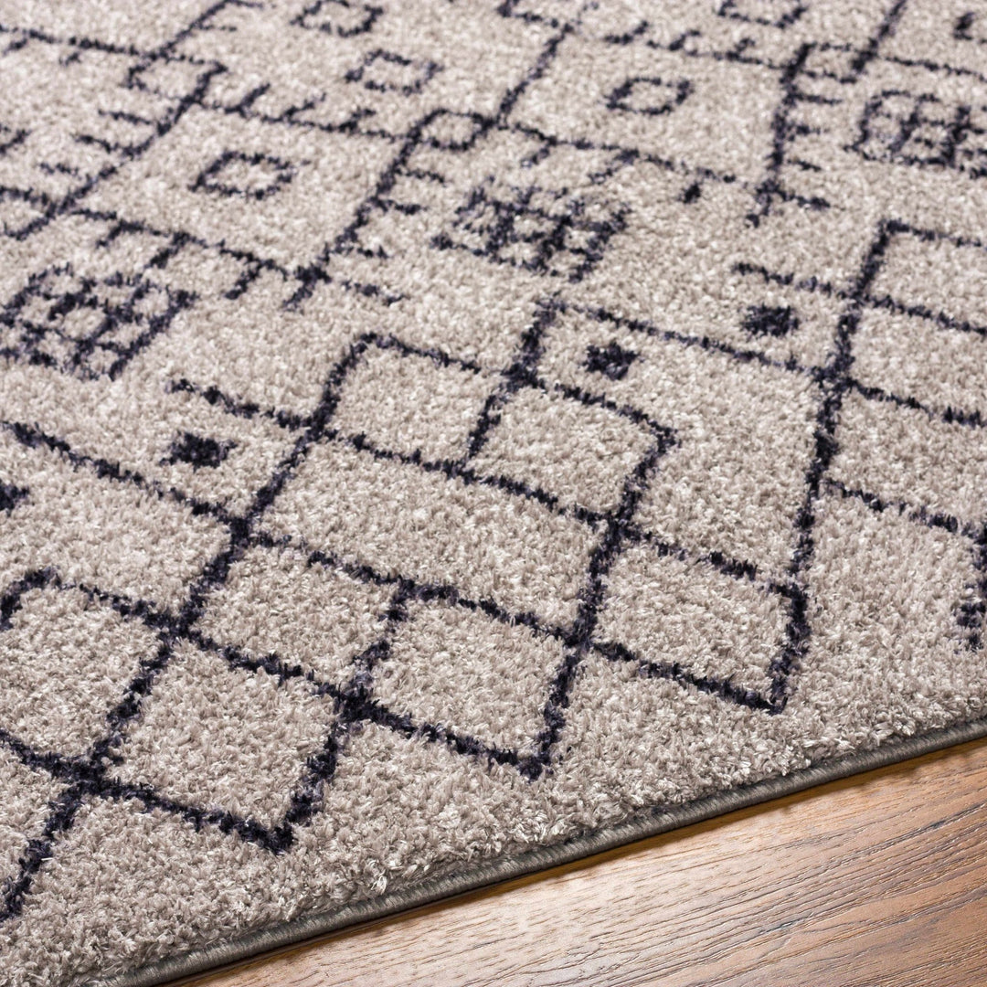 Elyes Bohemian Style Gray Washable Area Rug - The Rug Decor