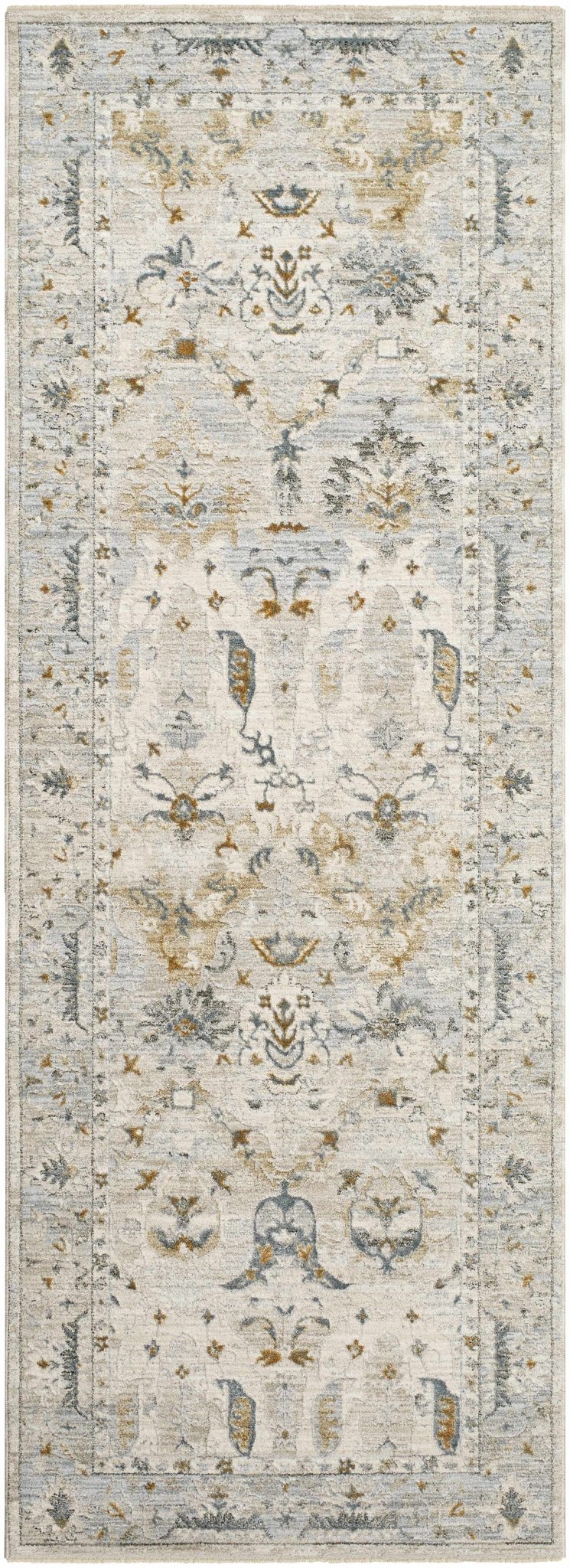 Emile Traditional Style Beige And Teal Rug - The Rug Decor