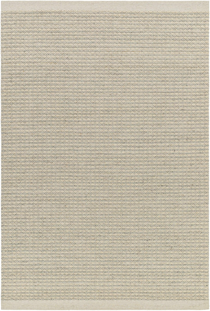 Emlen Beachhouse Traditional Style Beige Hand Woven Wool Rug - The Rug Decor