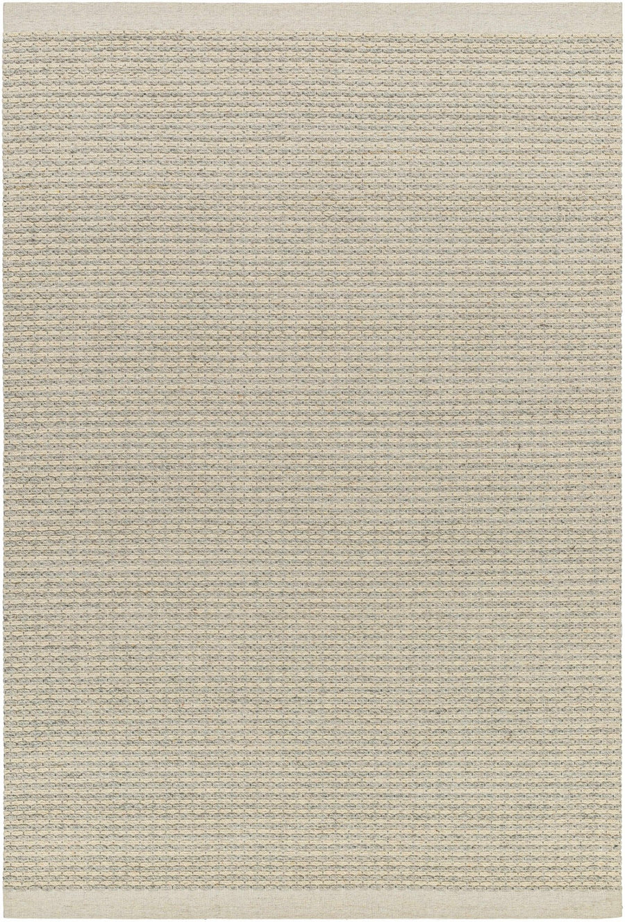 Emlen Beachhouse Traditional Style Beige Hand Woven Wool Rug - The Rug Decor