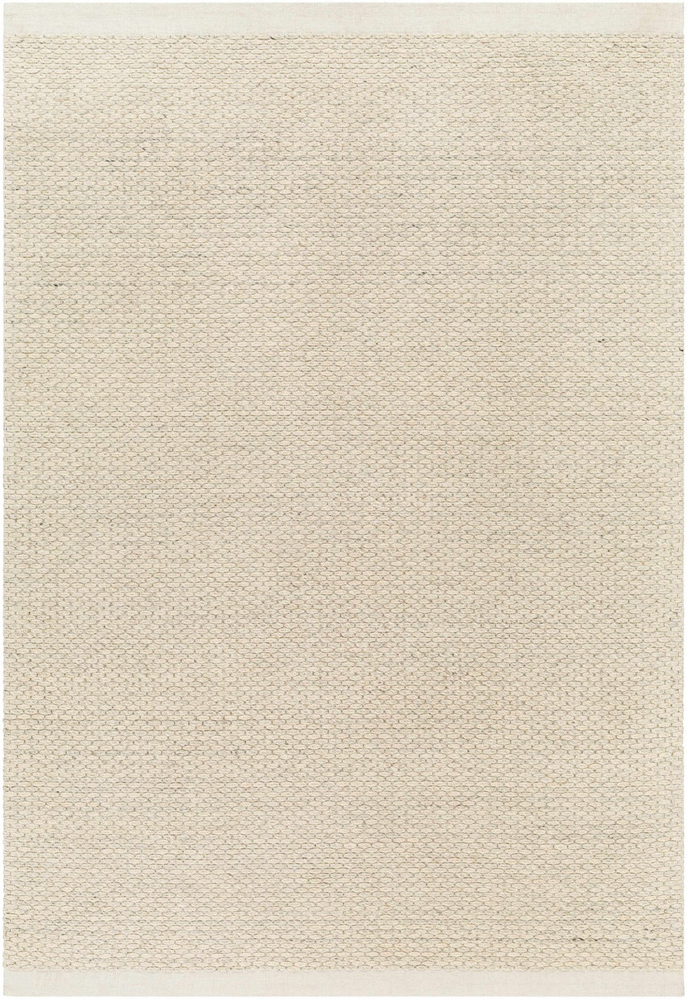 Emlen Traditional Style Beige Hand Woven Wool Rug - The Rug Decor