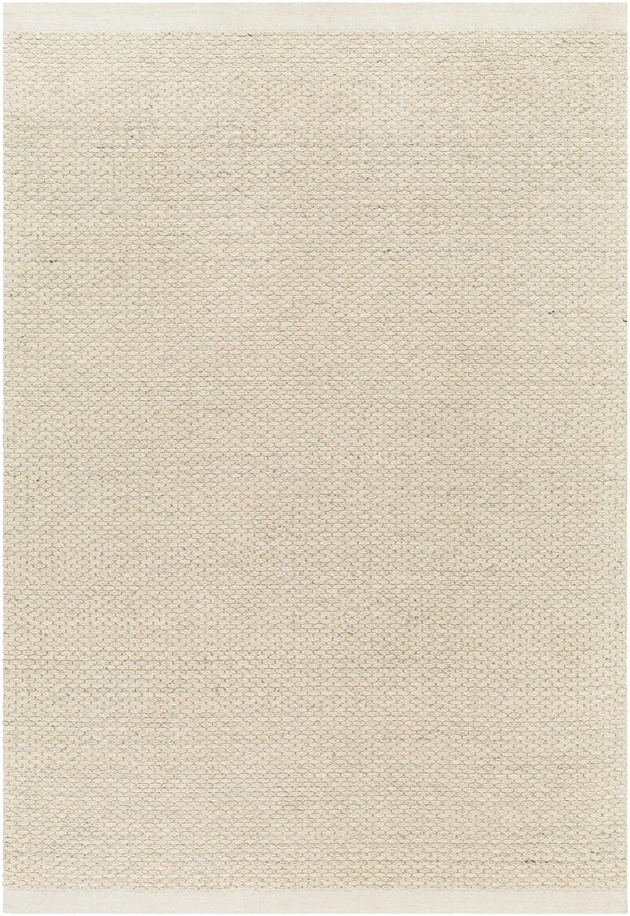 Emlen Traditional Style Beige Hand Woven Wool Rug - The Rug Decor