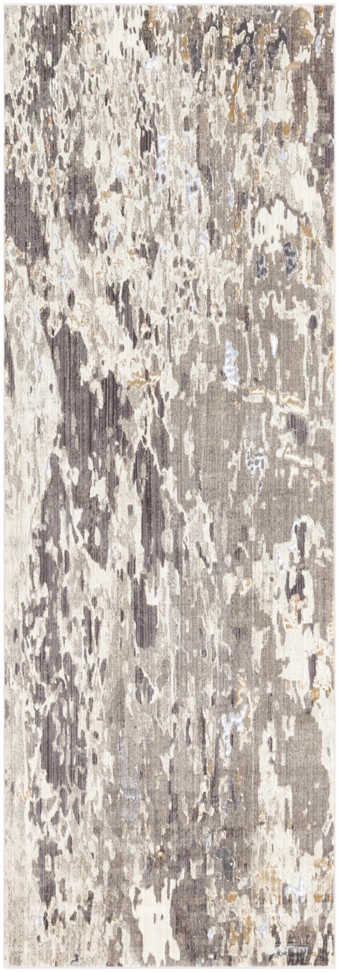 Encinal Modern Abstract Design Ivory And Taupe Area Rug