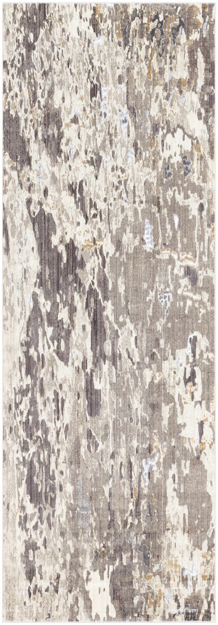 Encinal Modern Abstract Design Ivory And Taupe Area Rug