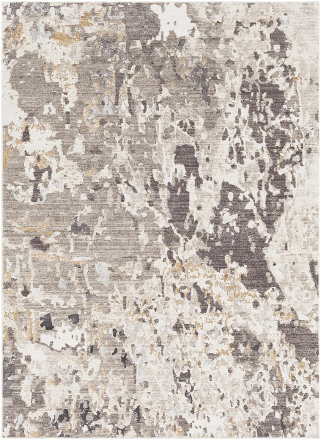 Encinal Modern Abstract Design Ivory And Taupe Area Rug