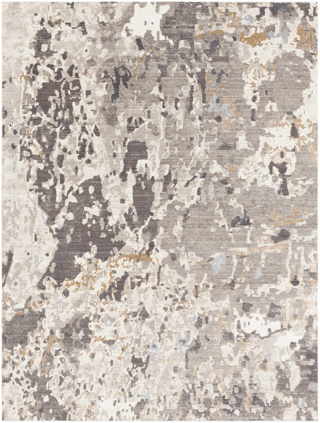 Encinal Modern Abstract Design Ivory And Taupe Area Rug