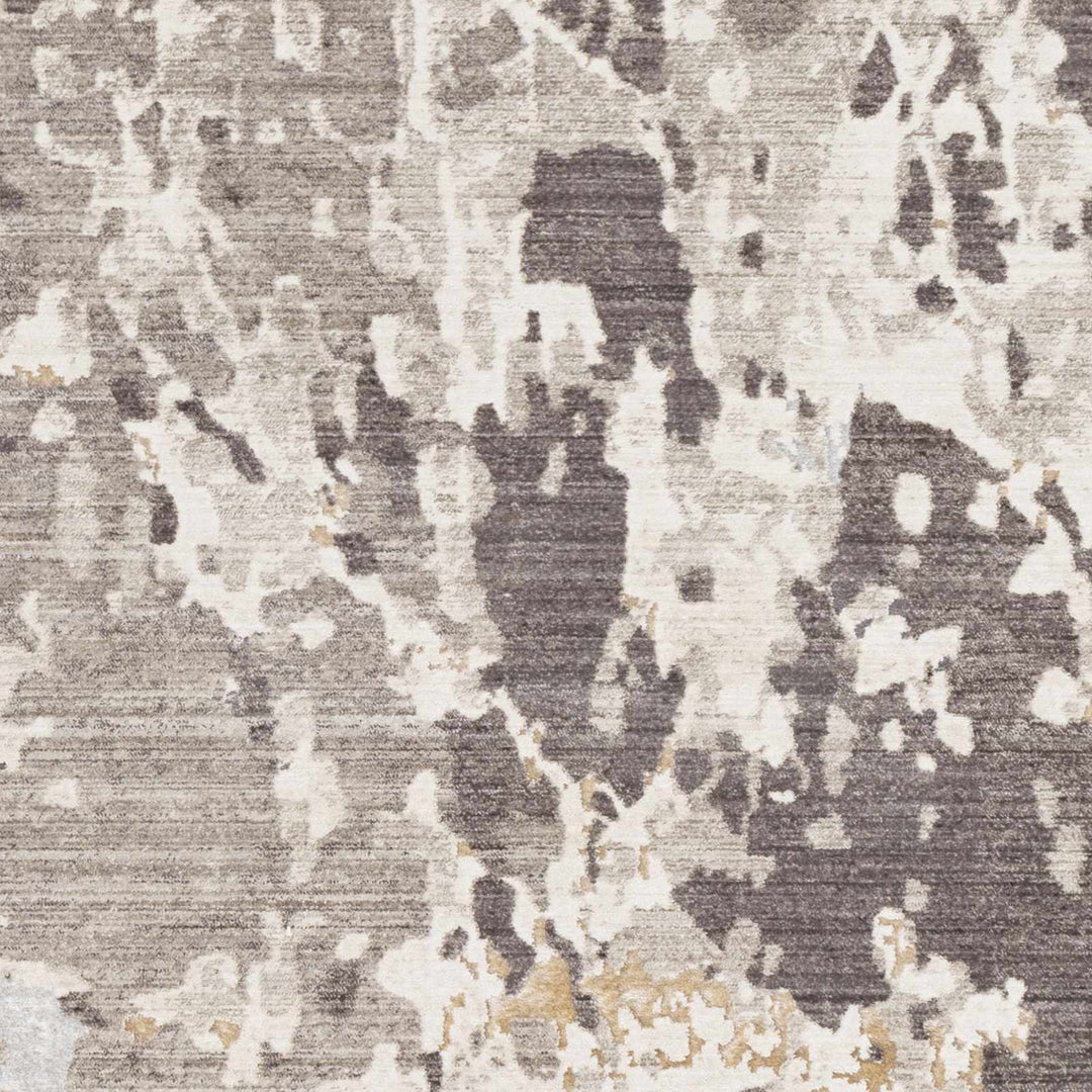 Encinal Modern Abstract Design Ivory And Taupe Area Rug