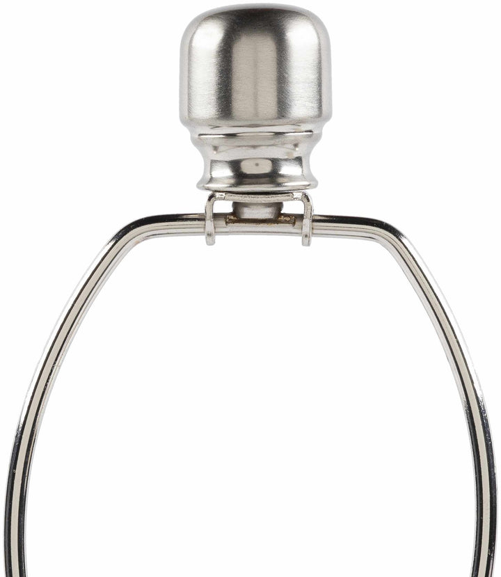 Enetai Glass Table Lamp – Traditional Accent Lighting with Linen Shade - The Rug Decor