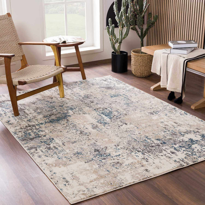 Enoree Modern Abstract Design Beige Area Rug - The Rug Decor