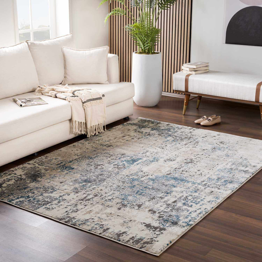 Enoree Modern Abstract Design Beige Area Rug - The Rug Decor