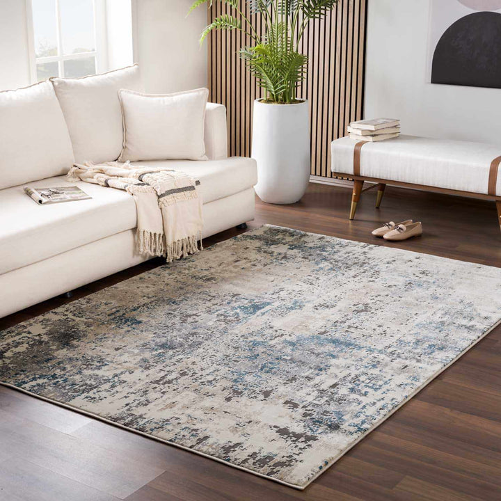 Enoree Modern Abstract Design Beige Area Rug - The Rug Decor