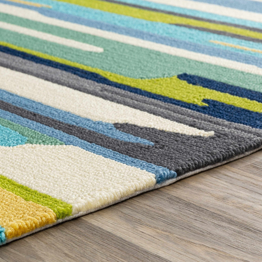 Ephrata Modern Abstract Multicolor Outdoor Area Rug - The Rug Decor