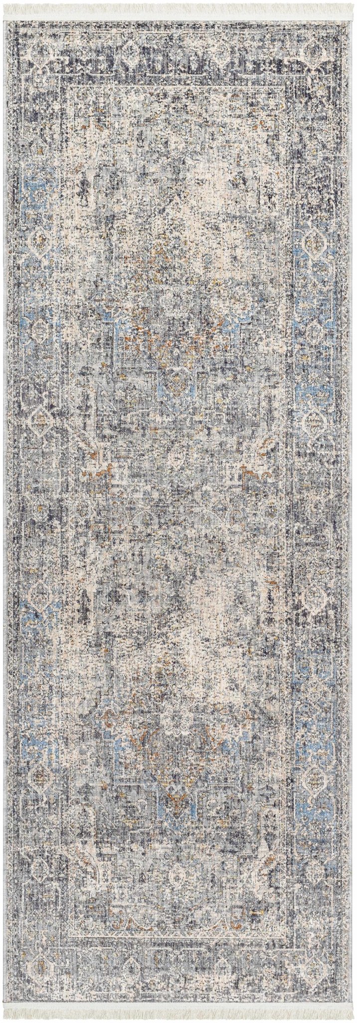 Erela Traditional Distress Beige And Gray Rug - The Rug Decor