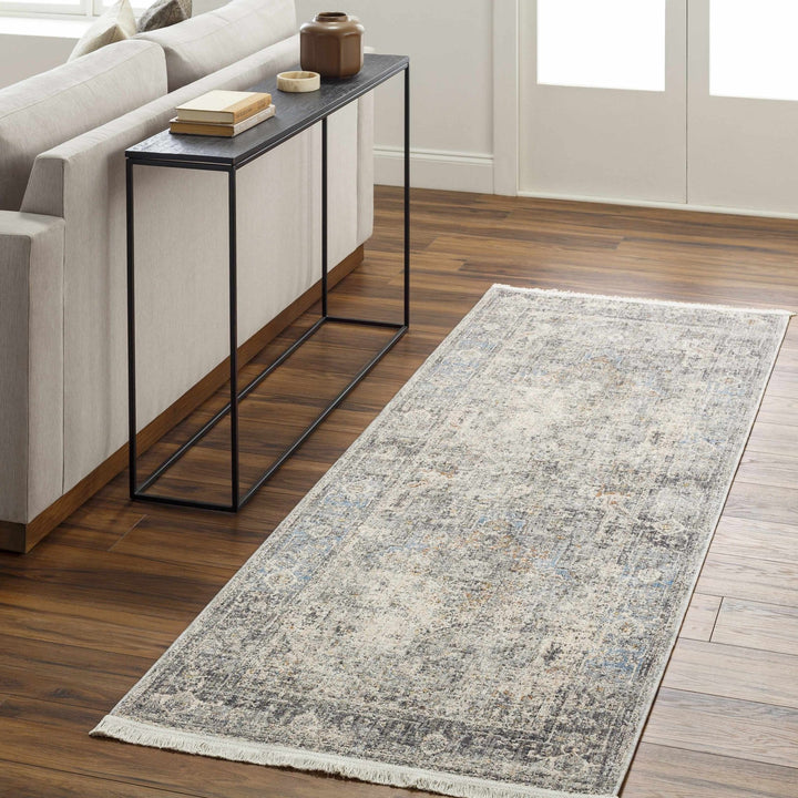Erela Traditional Distress Beige And Gray Rug - The Rug Decor