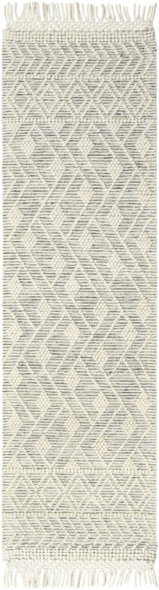 Erica Contemporary Beige And Gray Wool Rug - The Rug Decor