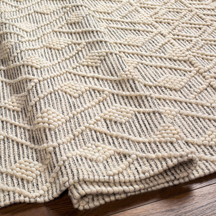 Erica Contemporary Beige And Gray Wool Rug - The Rug Decor