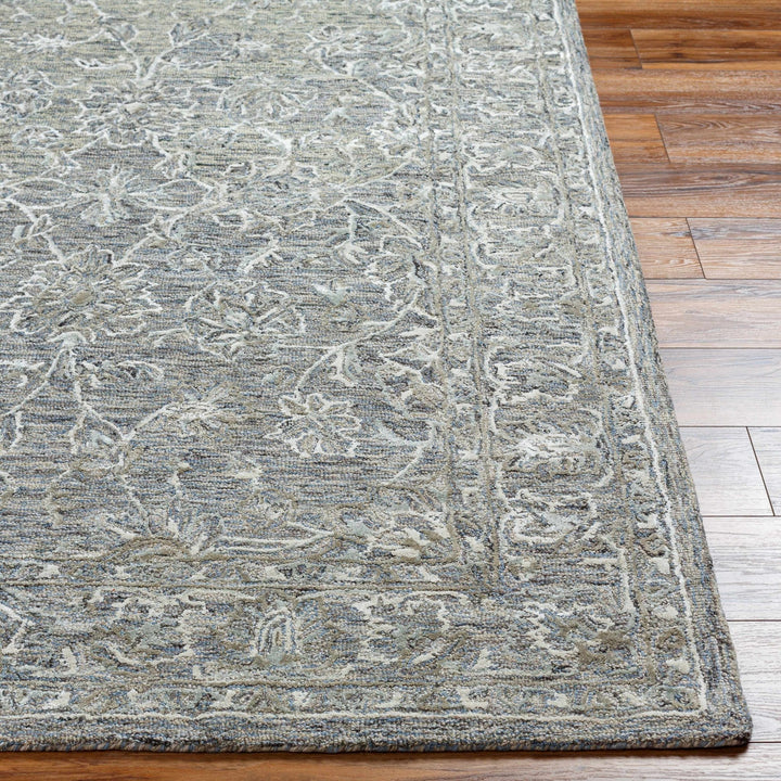 Eriline Traditional Gray And Ivory Area Rug - The Rug Decor