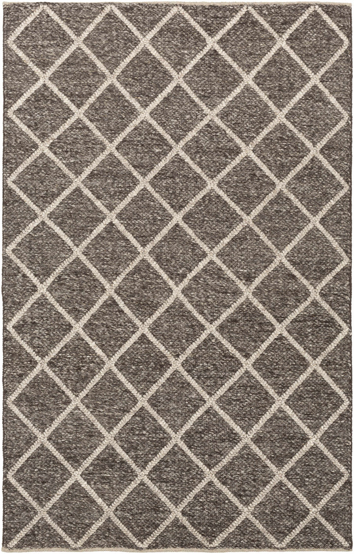 Eros Modern Style Brown And Ivory Hand Woven Area Rug