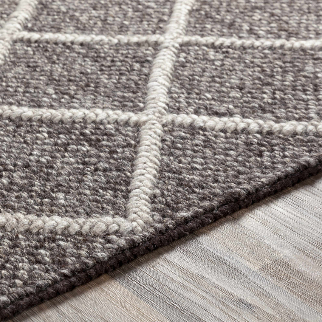 Eros Modern Style Brown And Ivory Hand Woven Area Rug