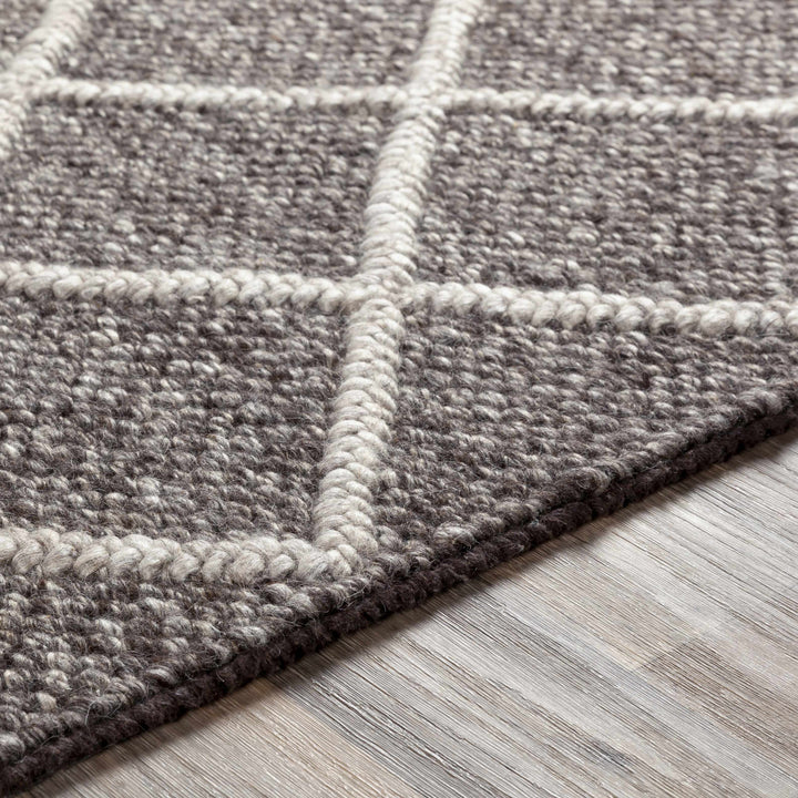 Eros Modern Style Brown And Ivory Hand Woven Area Rug