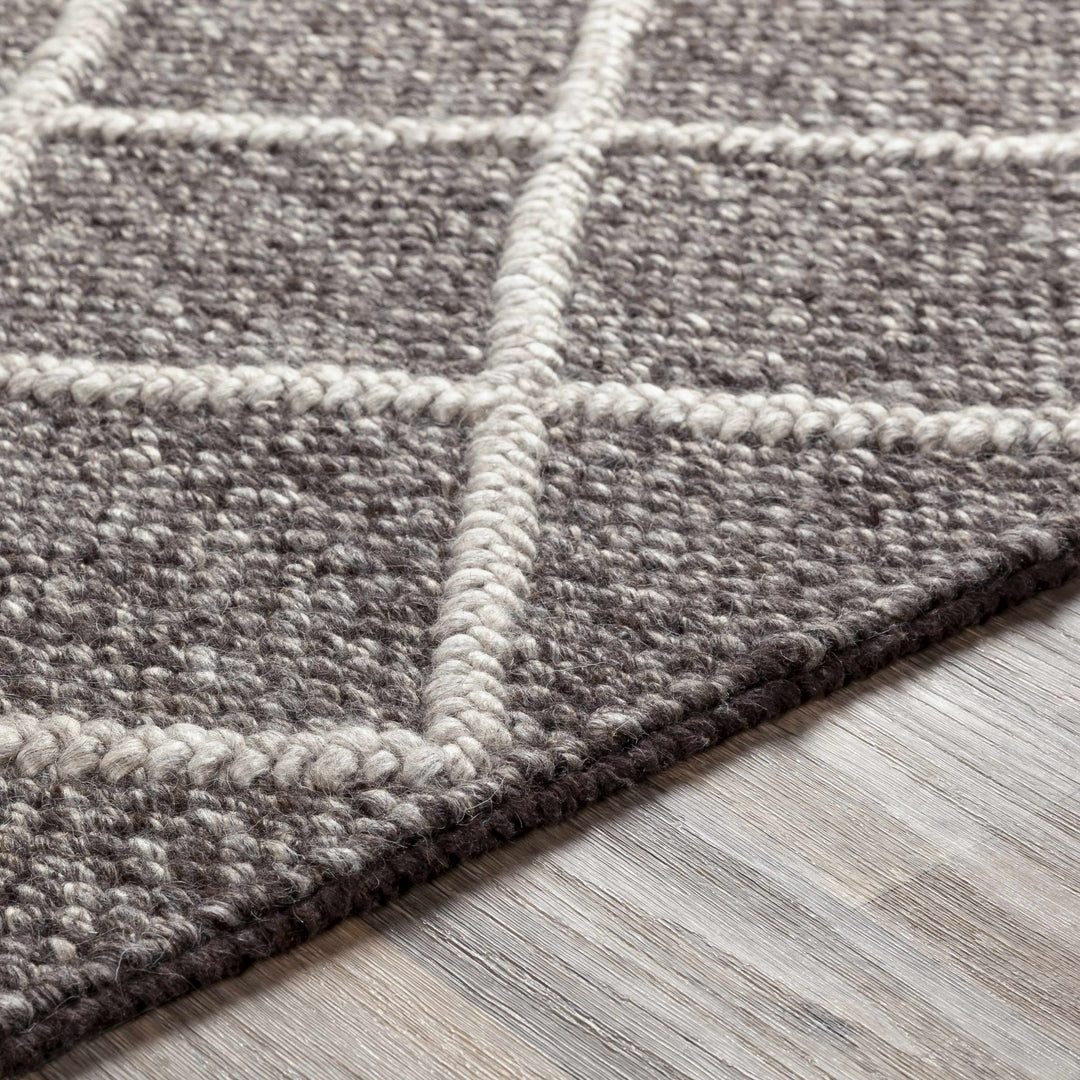 Eros Modern Style Brown And Ivory Hand Woven Area Rug - The Rug Decor