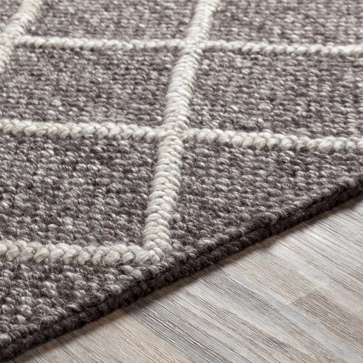 Eros Modern Style Brown And Ivory Hand Woven Area Rug - The Rug Decor