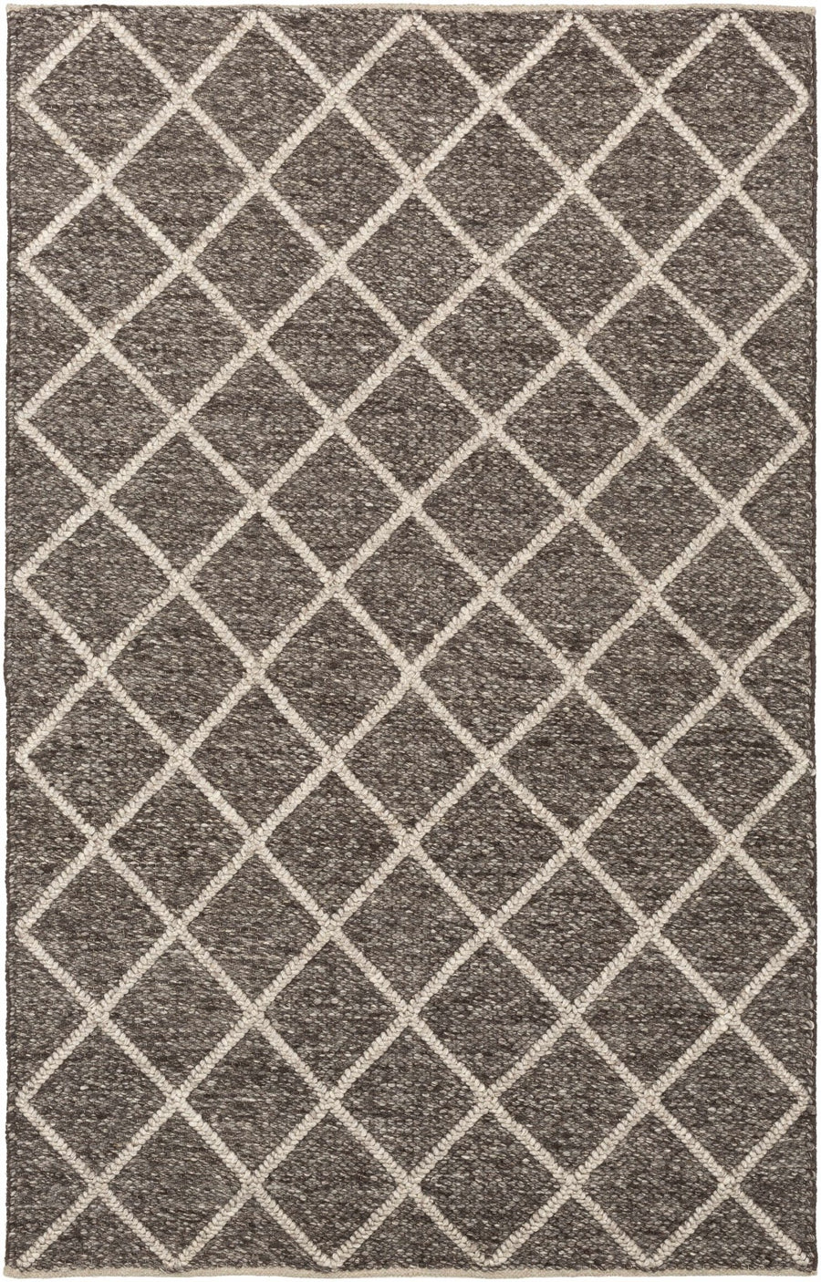 Eros Modern Style Brown And Ivory Hand Woven Area Rug - The Rug Decor