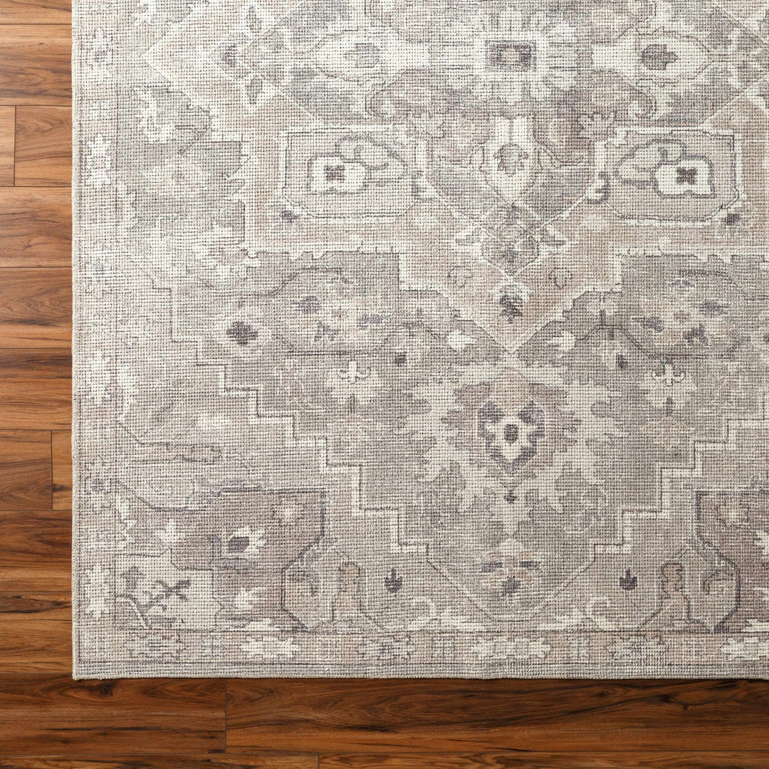 Esau Traditional Gray Machine Woven Area Rug - The Rug Decor