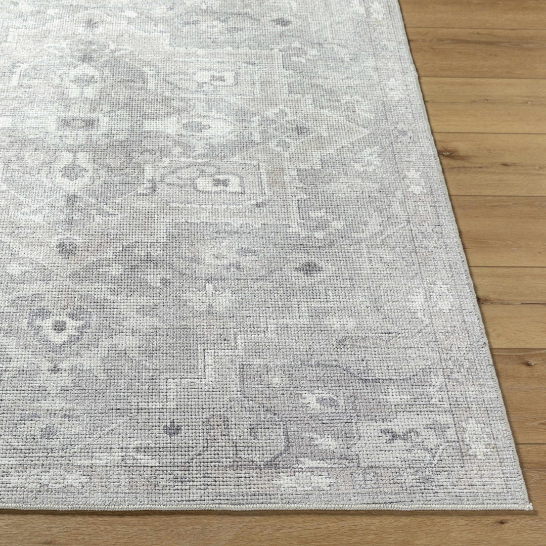 Esau Traditional Gray Machine Woven Area Rug - The Rug Decor