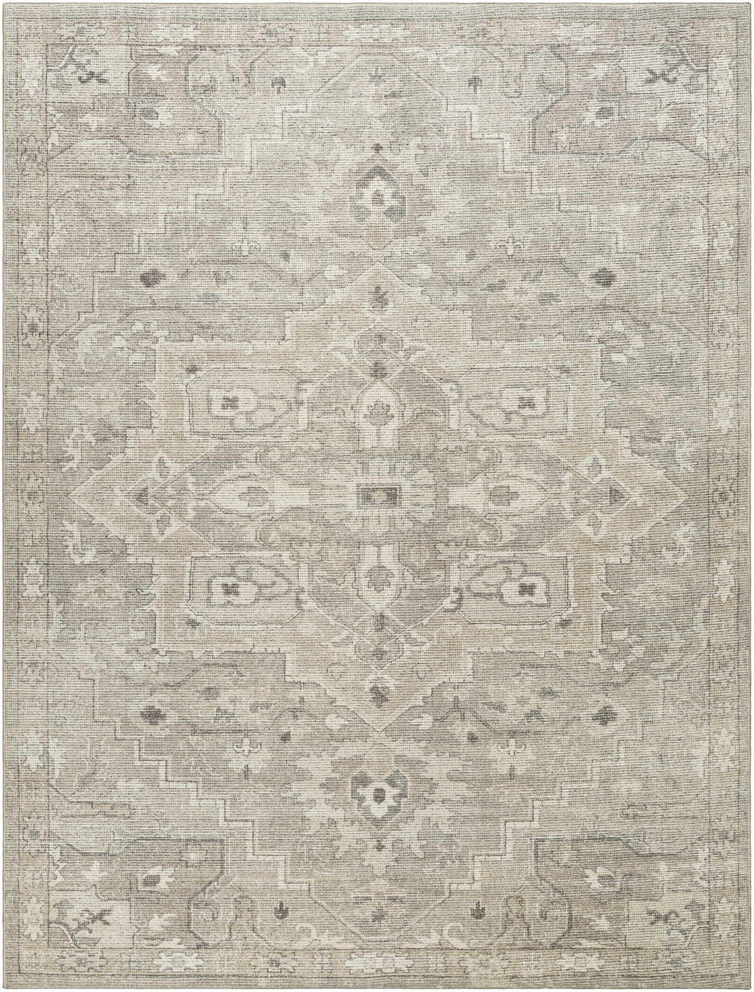 Esau Traditional Gray Machine Woven Area Rug - The Rug Decor