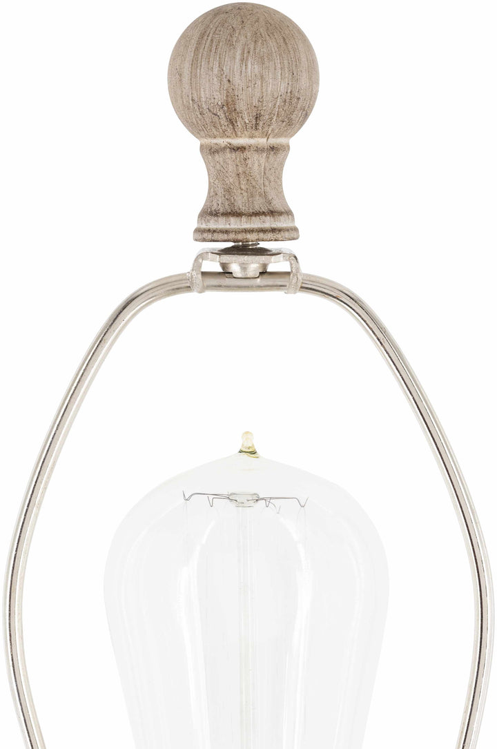 Esmeralda Gray & Beige Resin Floor Lamp – Traditional Accent Lighting with Linen Shade