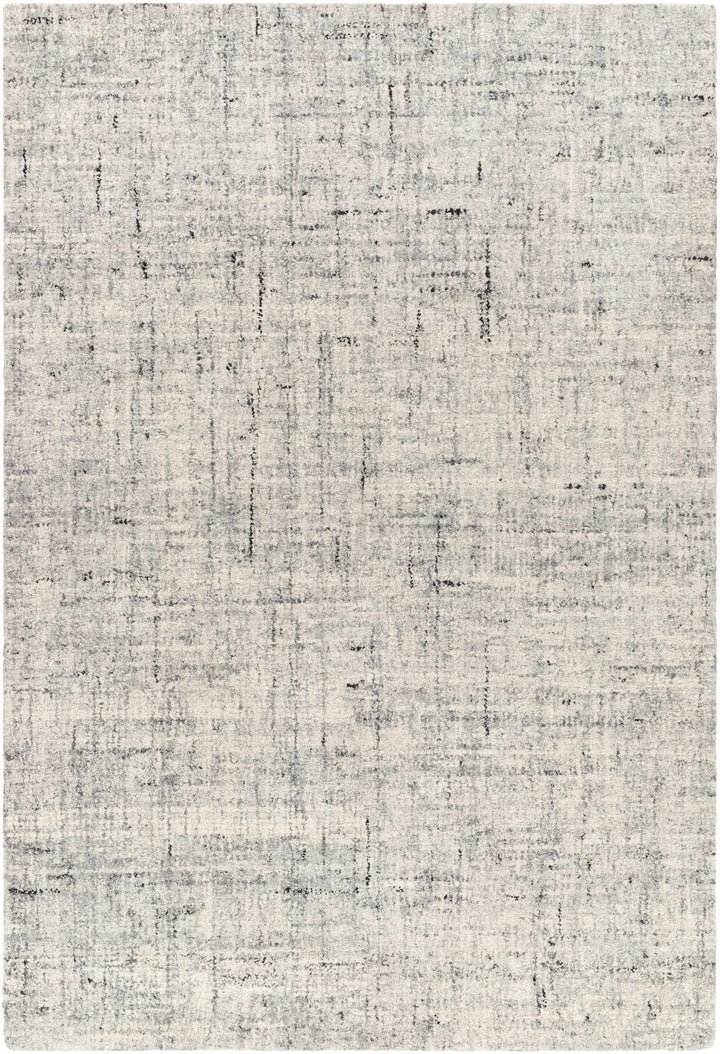 Estella Contemporary Abstract Design Ivory And Gray Area Rug