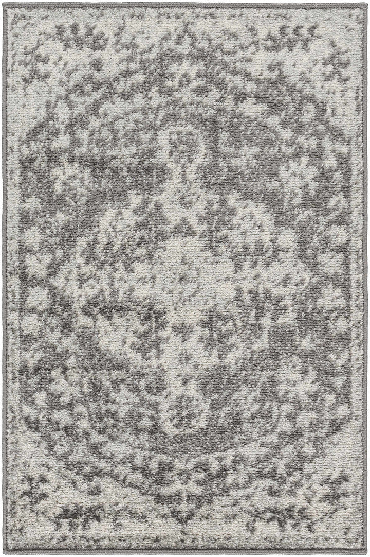 Everglades Traditional Style Gray Area Rug