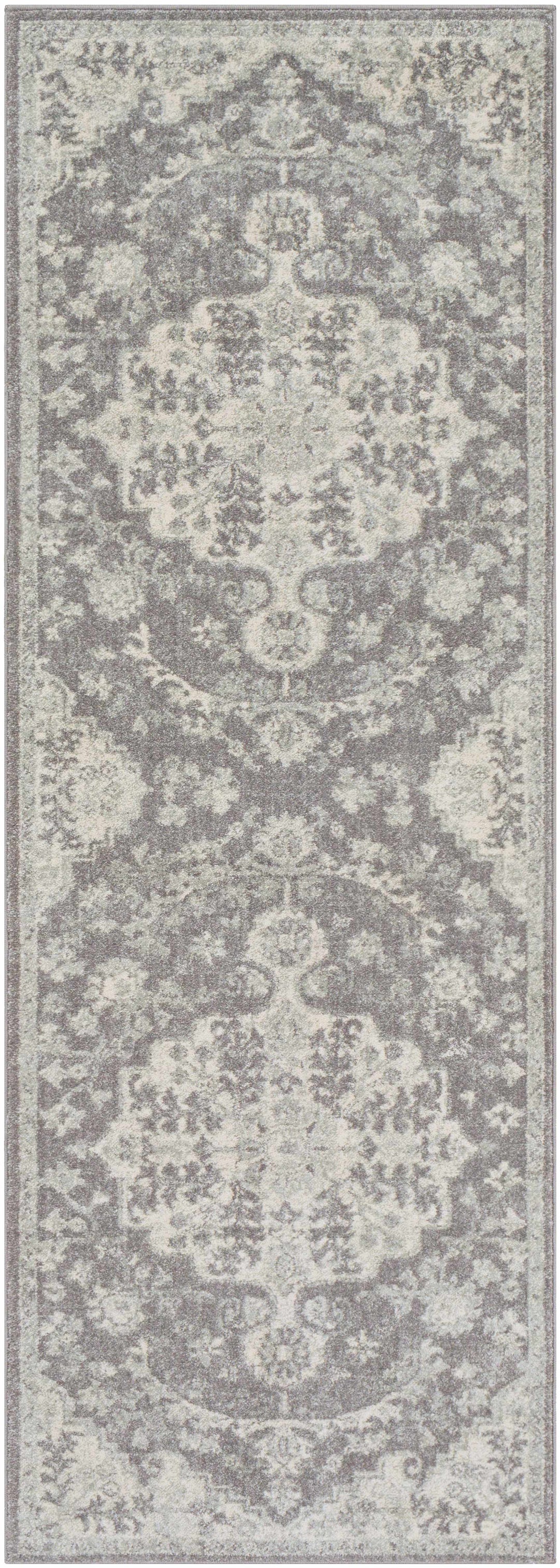 Everglades Traditional Style Gray Area Rug